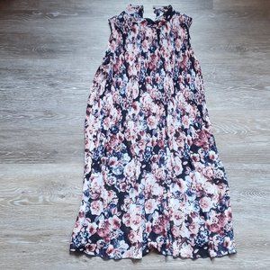 Xhilaration Floral Dress - High Neck Size Small